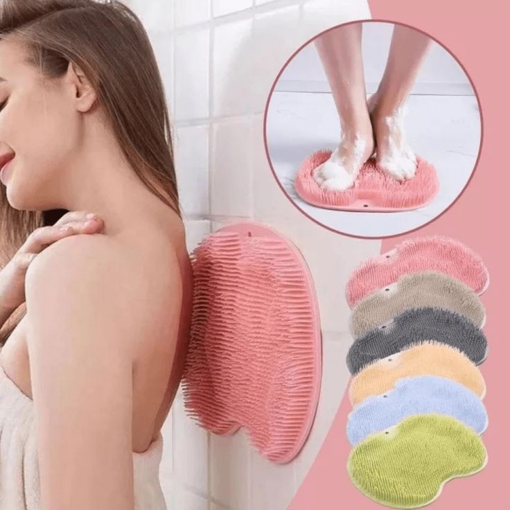 Silicon Back & Foot Scrubber