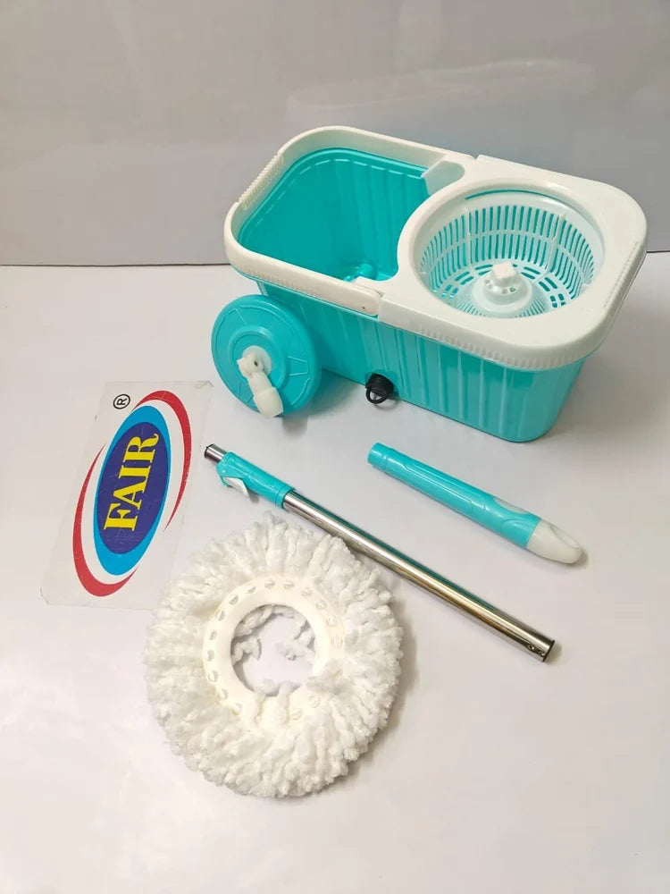 Floor Cleaning Microfibre Line Bucket Mop – Durable Plastic Jali for Home Use