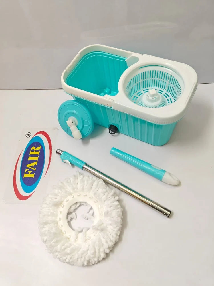 Floor Cleaning Microfibre Line Bucket Mop – Durable Plastic Jali for Home Use