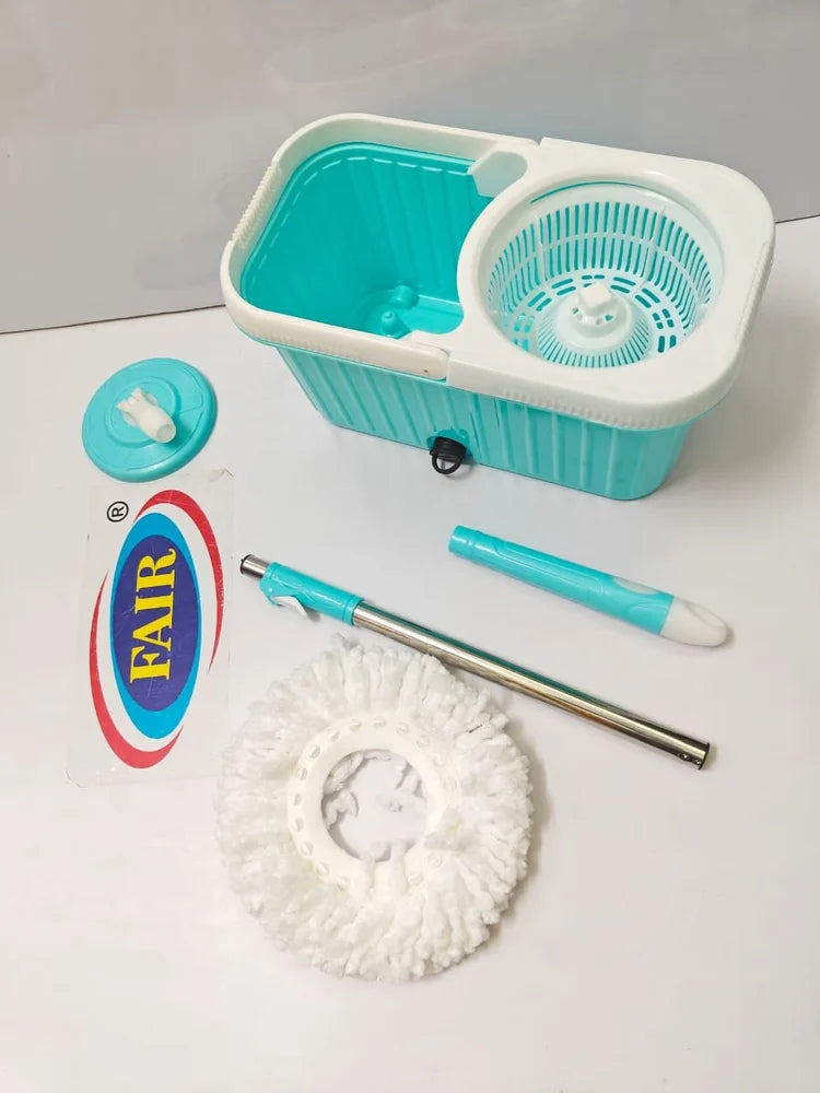 Floor Cleaning Microfibre Line Bucket Mop – Durable Plastic Jali for Home Use