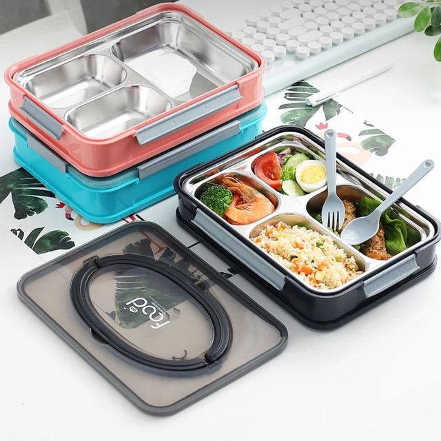 Maxtop 4 Section Stainless Steel Lunch Box