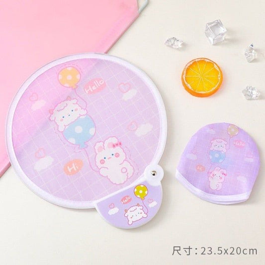 Printed Round Hand fan