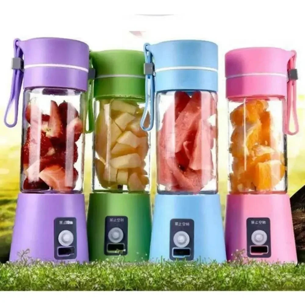 Portable USB Juicer – 4 Blade Rechargeable Blender