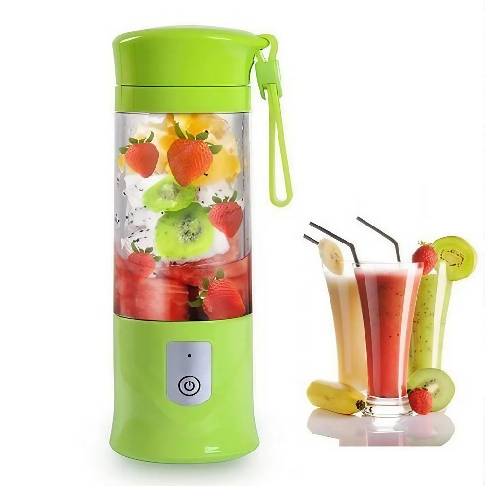 Portable USB Juicer – 4 Blade Rechargeable Blender