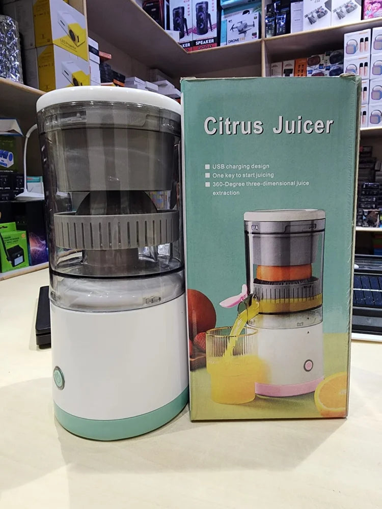 Plastic Portable Electric Citrus USB Juicer – 100W,