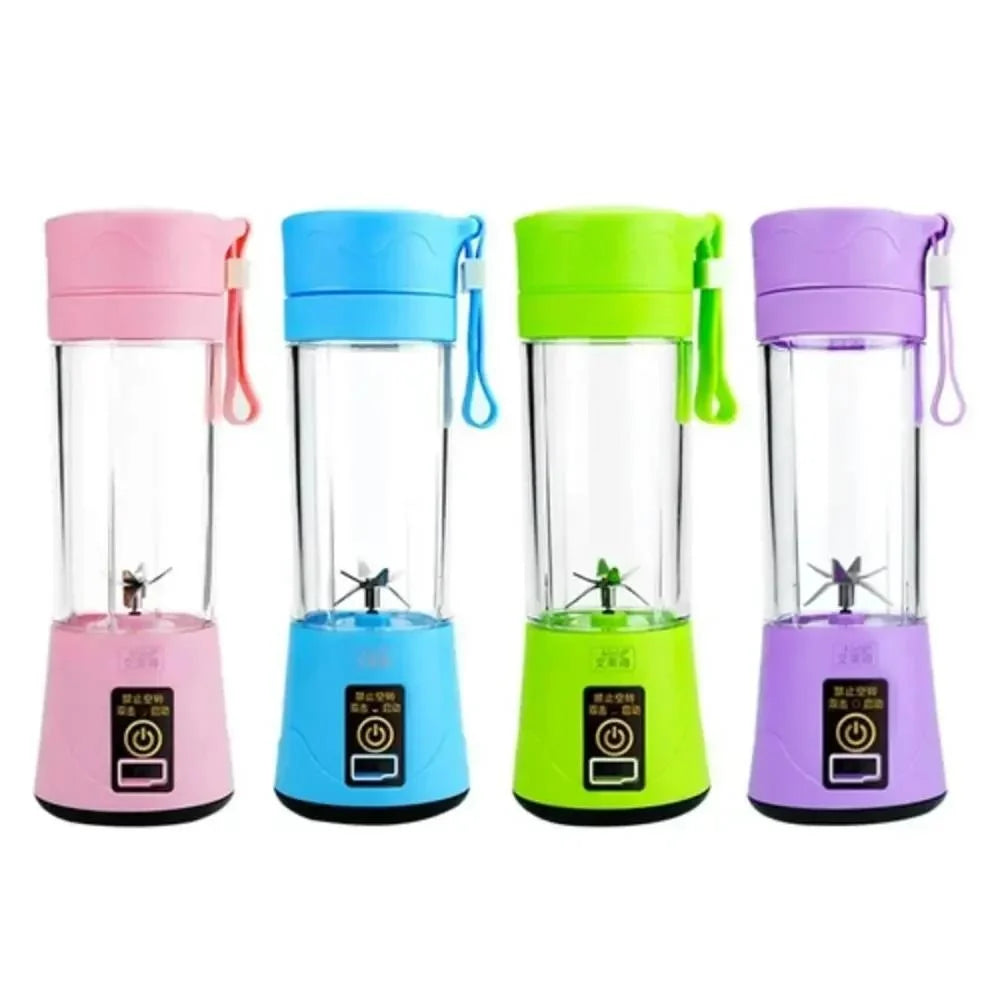 Portable USB Juicer – 4 Blade Rechargeable Blender